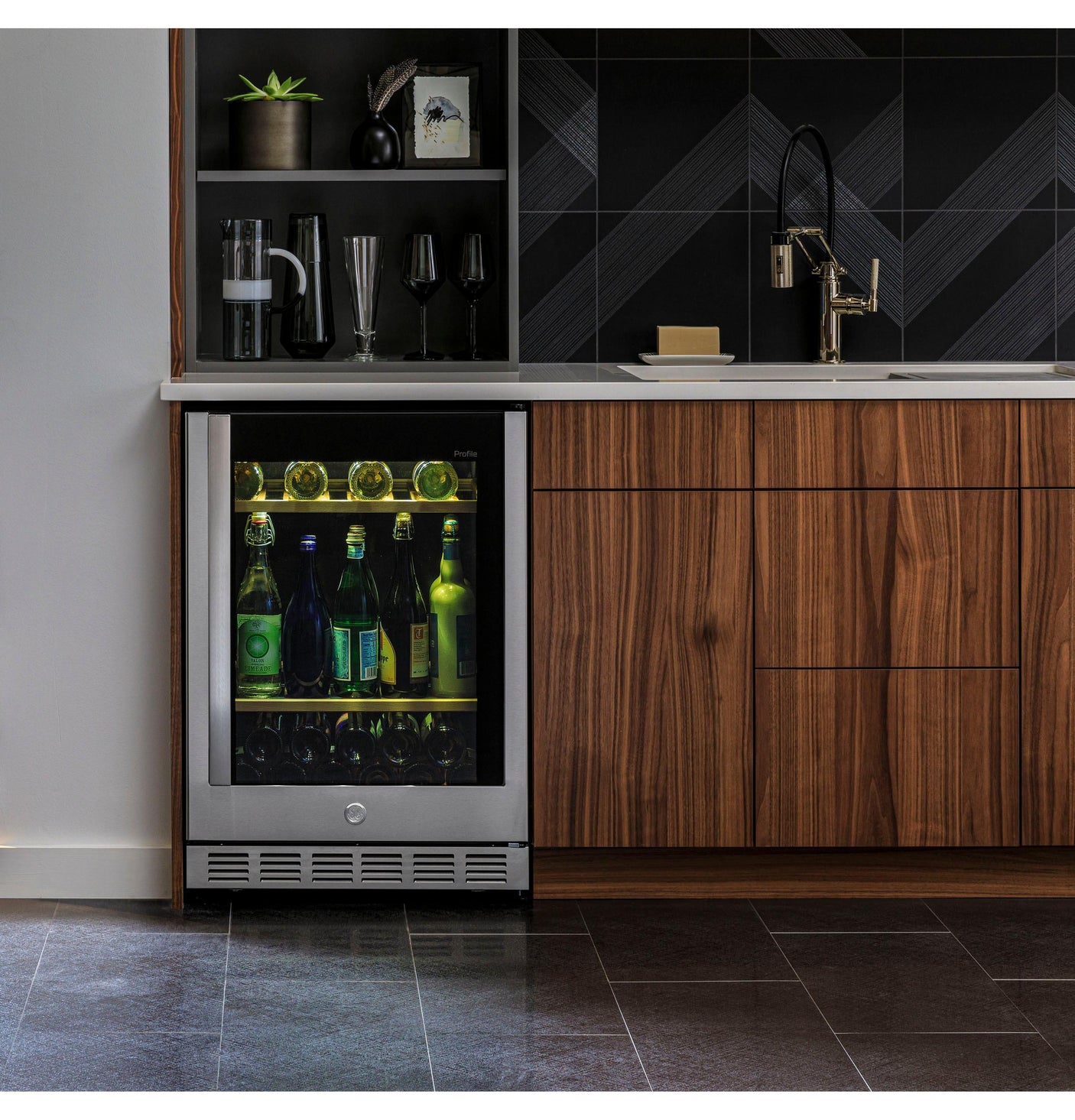 GE Profile™ 155-Can or 52-Bottle Beverage Center