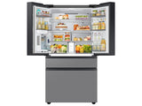 Bespoke 23 cu. ft. Counter Depth 4-Door French Door Refrigerator with Inner Beverage Center™ & FlexZone™ Drawer in Stainless Steel