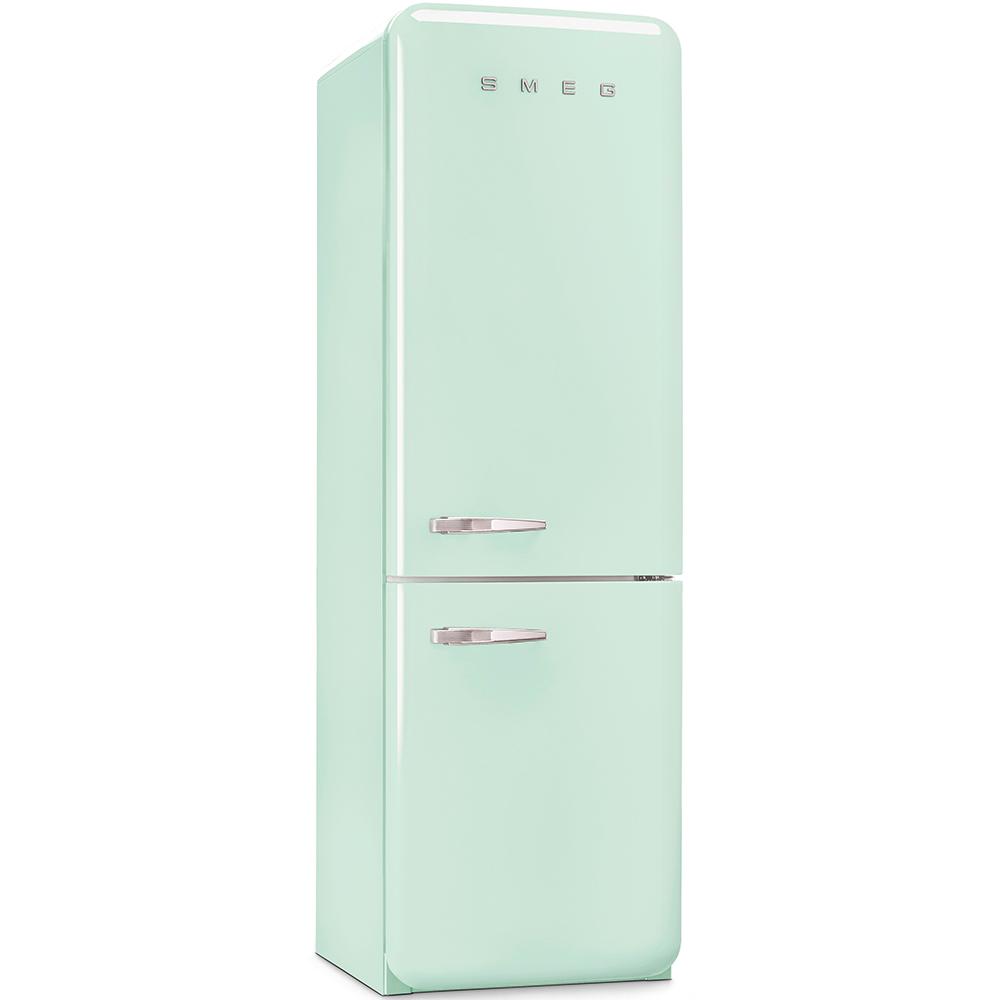 Approx 24" 50'S Style refrigerator with automatic freezer, Pastel green, Right hand hinge