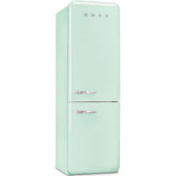 Approx 24" 50'S Style refrigerator with automatic freezer, Pastel green, Right hand hinge