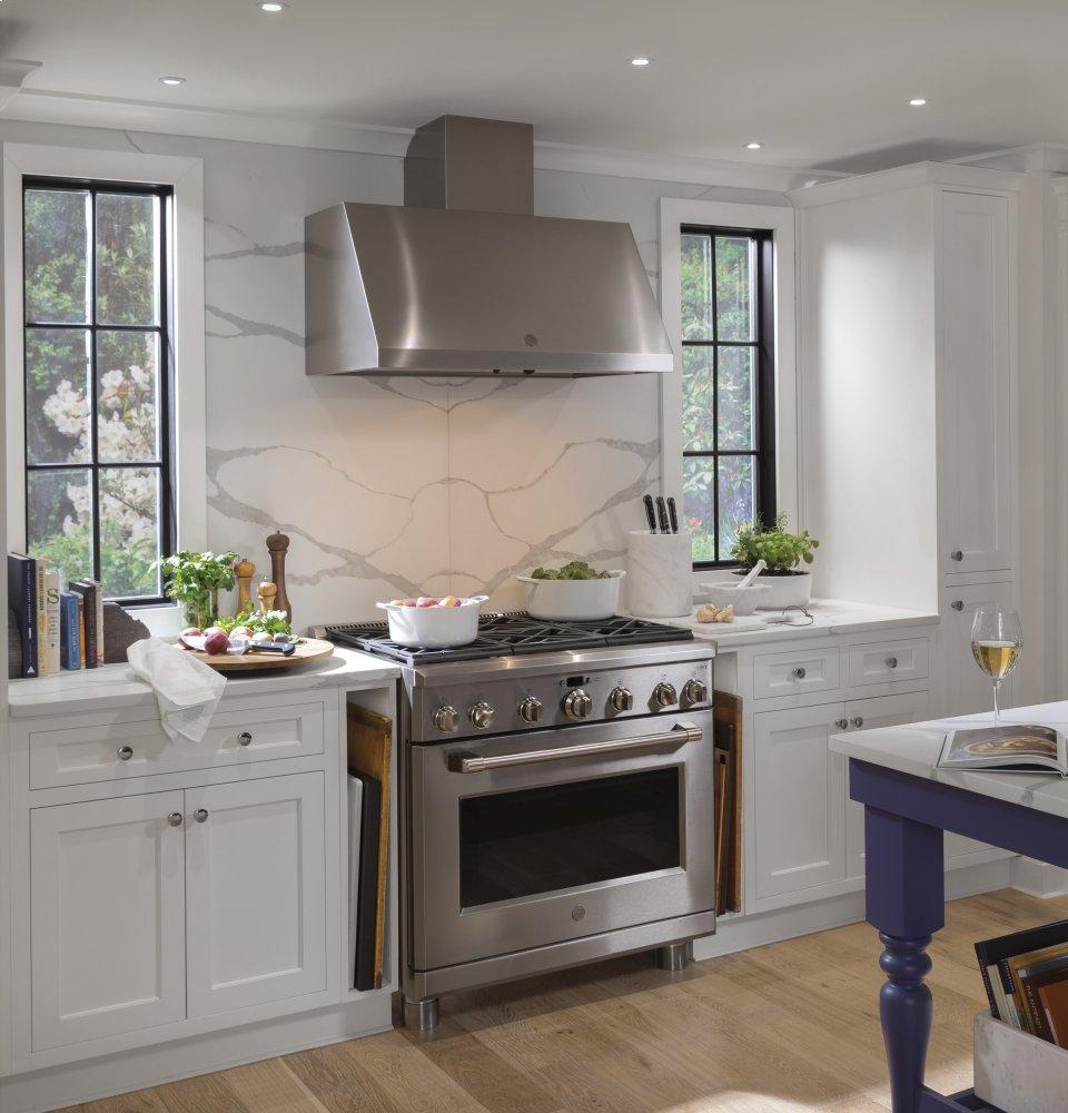 GE Cafe™ Series 36" Dual Fuel Professional Range with 6 Burners (Natural Gas)