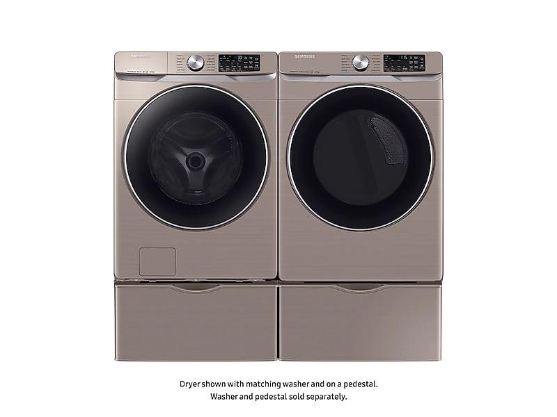7.5 cu. ft. Smart Gas Dryer with Steam Sanitize+ in Champagne
