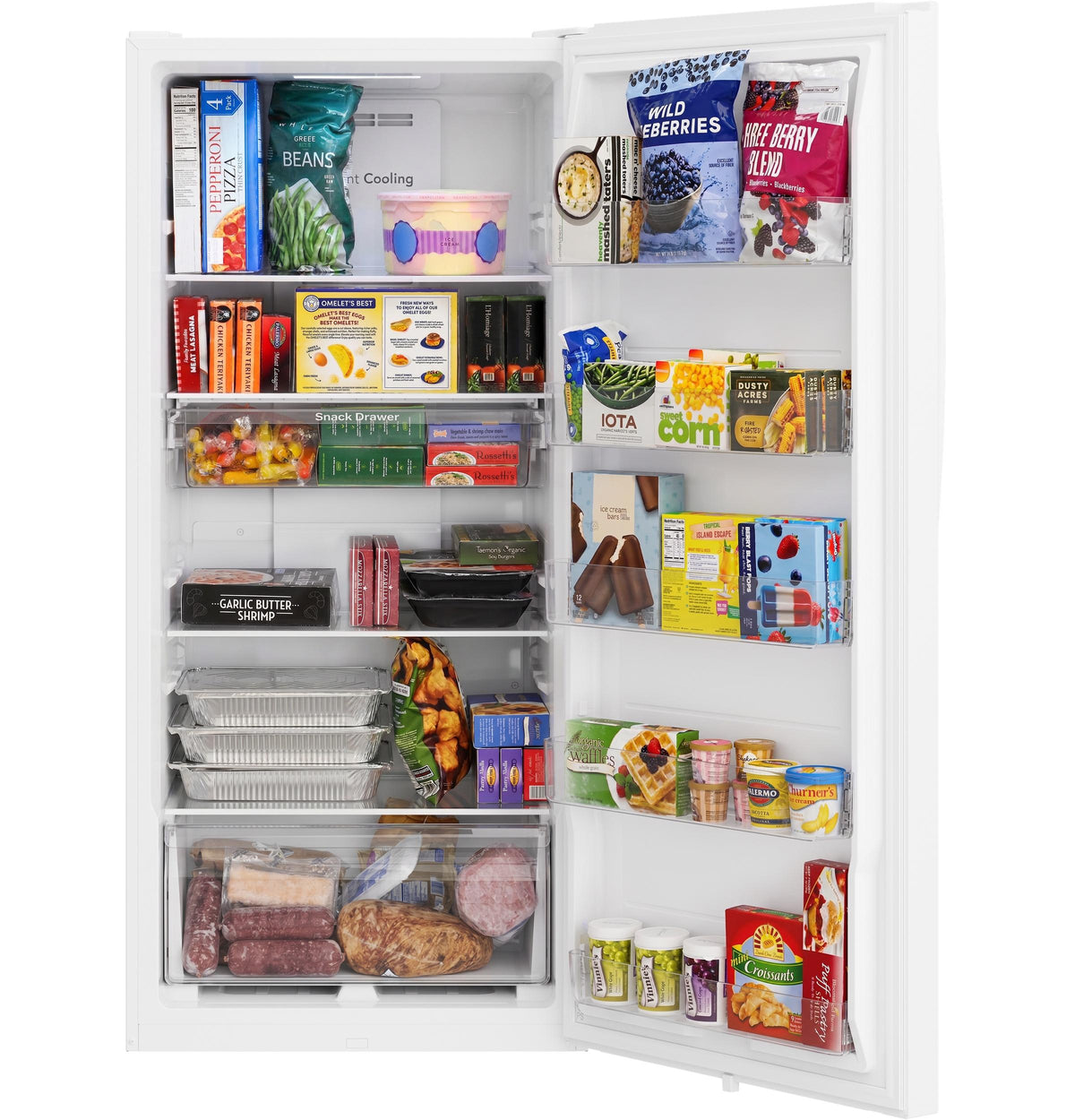 GE® ENERGY STAR® 17.9 Cu. Ft. Smart Garage Ready Convertible Upright Freezer
