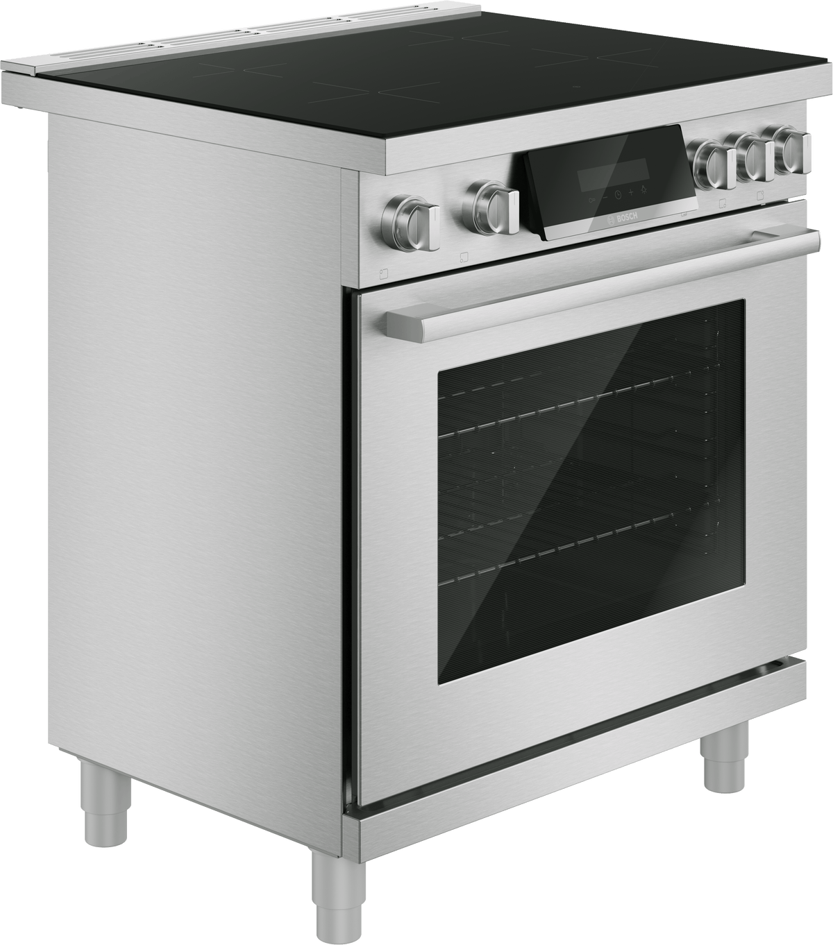 800 Series, Induction freestanding range cooker, Stainless steel