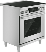800 Series, Induction freestanding range cooker, Stainless steel