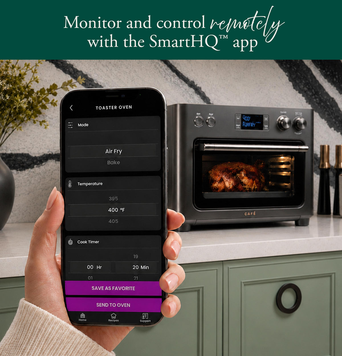 CAF(EBACK)™ Couture™ Toaster Oven with Air Fry
