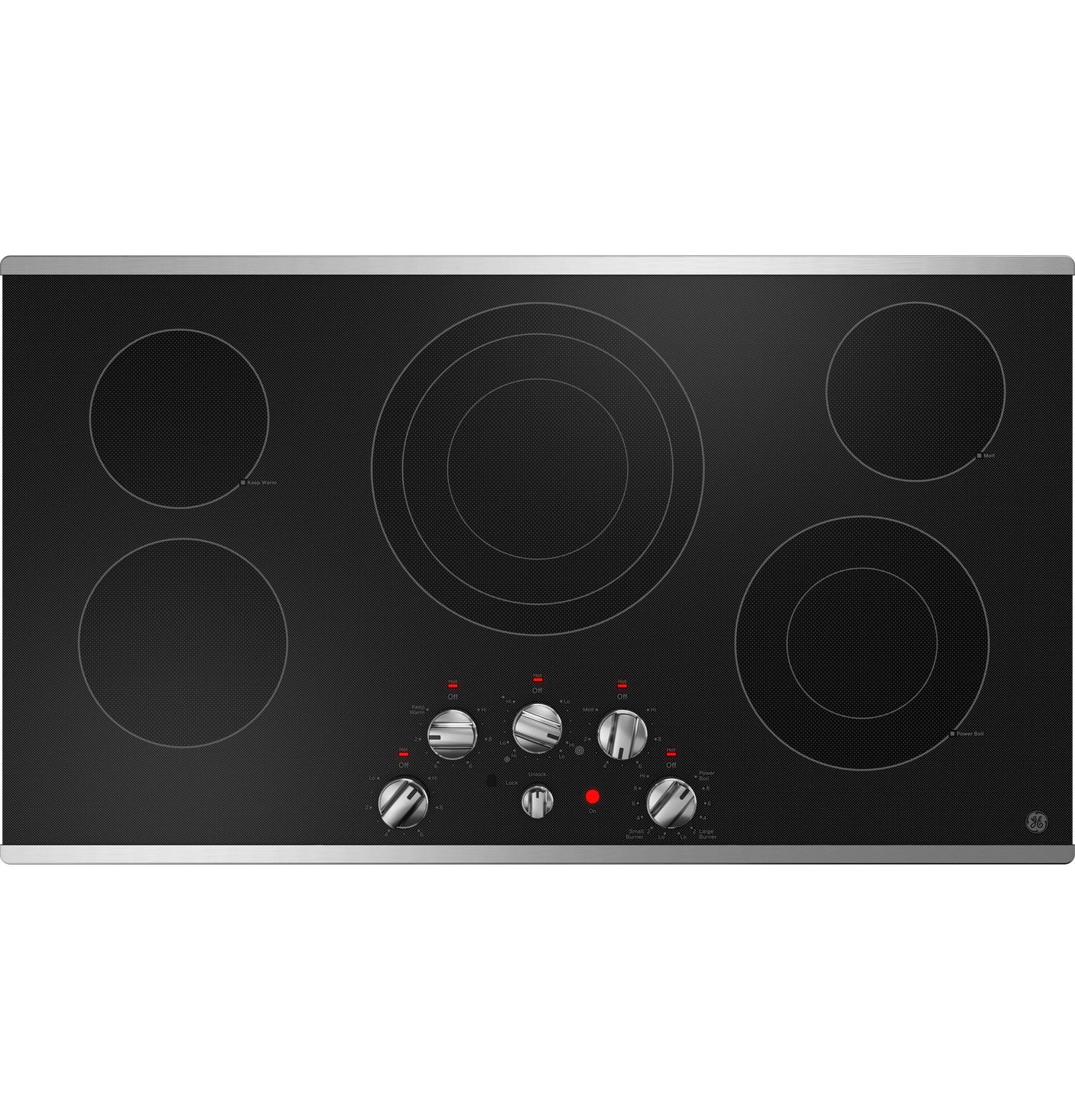 GE® 36" Built-In Knob Control Electric Cooktop