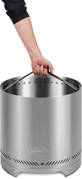 Timberwolf Smokeless Fire Pit 22-inch, Stainless Steel , Wood, Stainless Steel