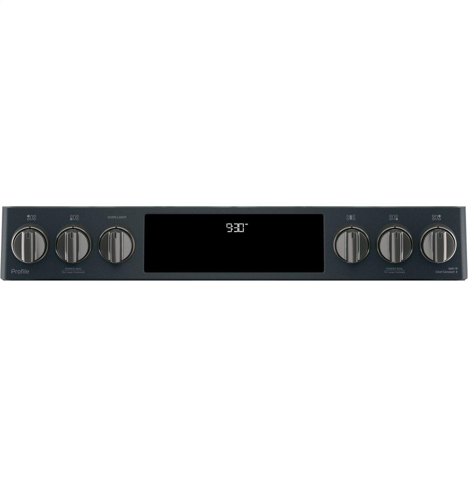 GE Profile™ 30" Smart Slide-In Front-Control Gas Range