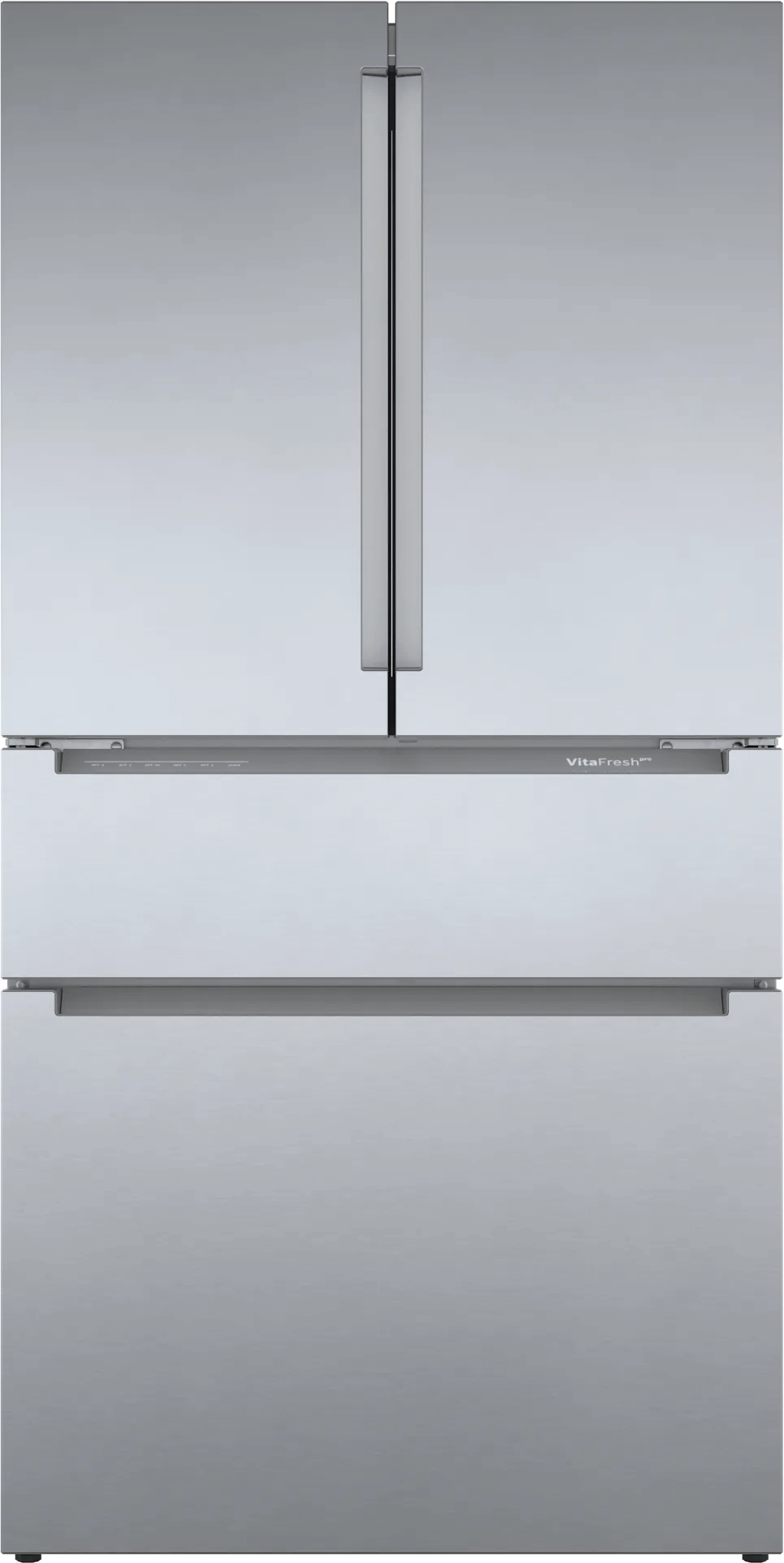 800 Series French Door Bottom Mount Refrigerator 36" Stainless steel (with anti-fingerprint)