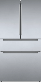 800 Series French Door Bottom Mount Refrigerator 36" Stainless steel (with anti-fingerprint)