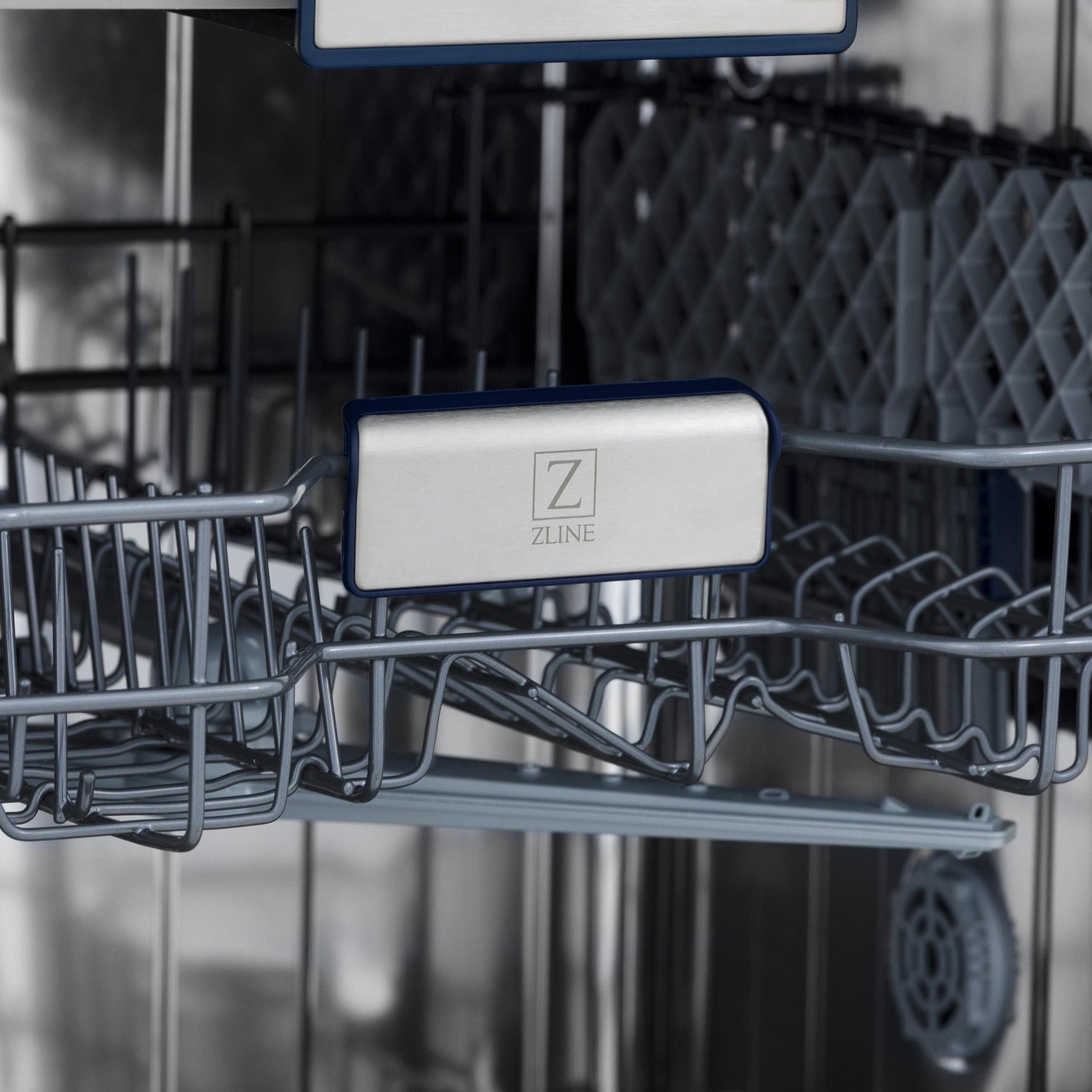 ZLINE 24" Tallac Series 3rd Rack Dishwasher with Traditional Handle, 51dBa (DWV-24) [Color: Copper]