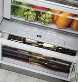 Monogram 48" Smart Built-In Professional Side-by-Side Refrigerator with Dispenser