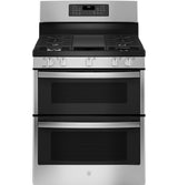 GE 30" Free-Standing Gas Double Oven Convection Range