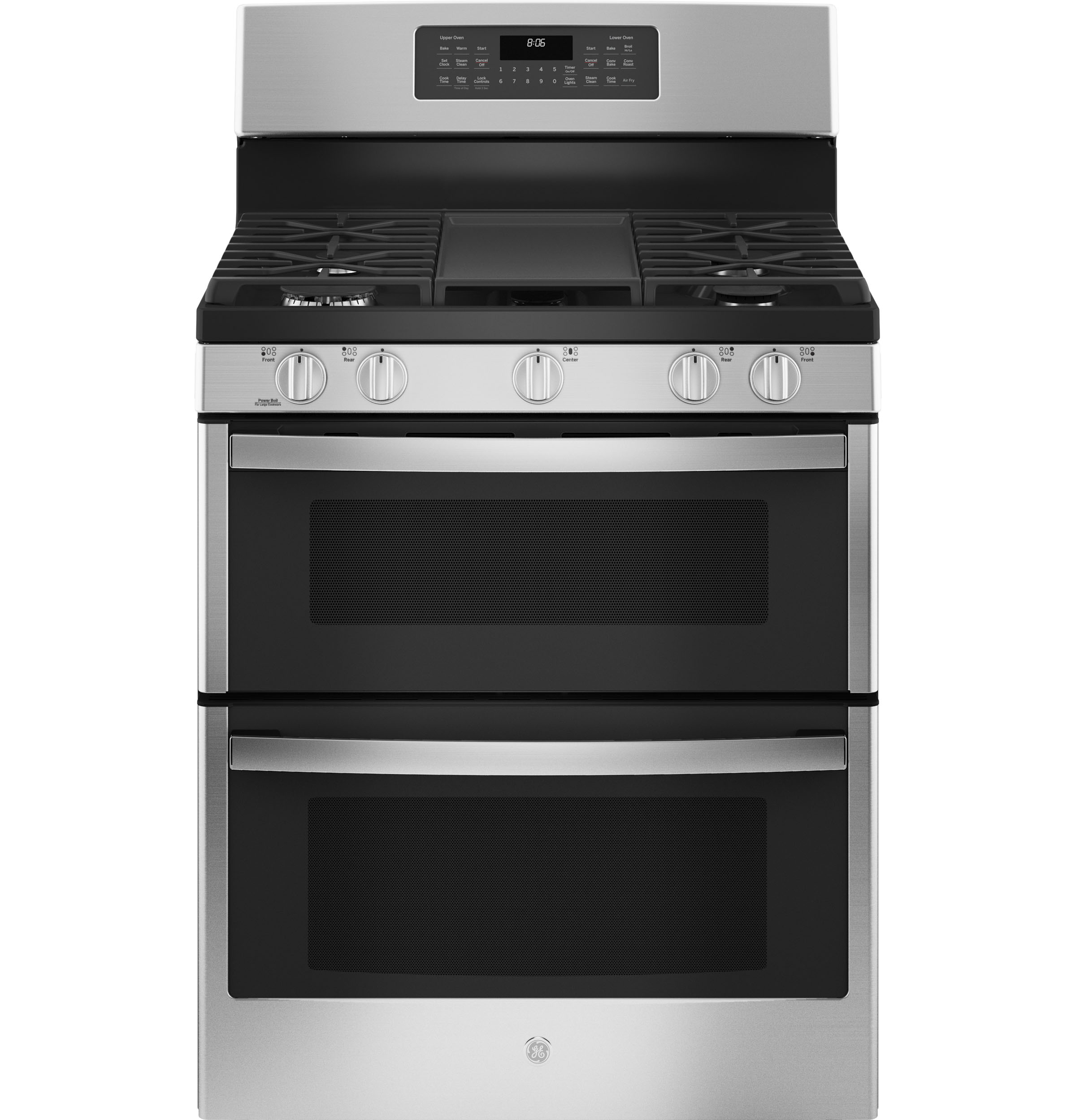 GE 30" Free-Standing Gas Double Oven Convection Range