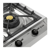 ILVE UHCP1265FNSSB Nostalgie II 48 inch Built-In Gas Cooktop with 8 Burners, Griddle, in Stainless Steel (Natural Gas, Burnished)