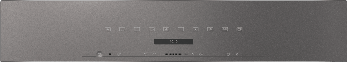 H 7280 BP Graphite grey - 30 Inch Convection Oven with clear text display, connectivity, and Self Clean.