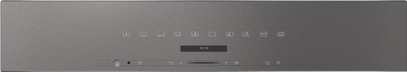 H 7280 BP Graphite grey - 30 Inch Convection Oven with clear text display, connectivity, and Self Clean.