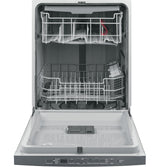 GE® ENERGY STAR® Fingerprint Resistant Top Control with Plastic Interior Dishwasher with Sanitize Cycle & Dry Boost