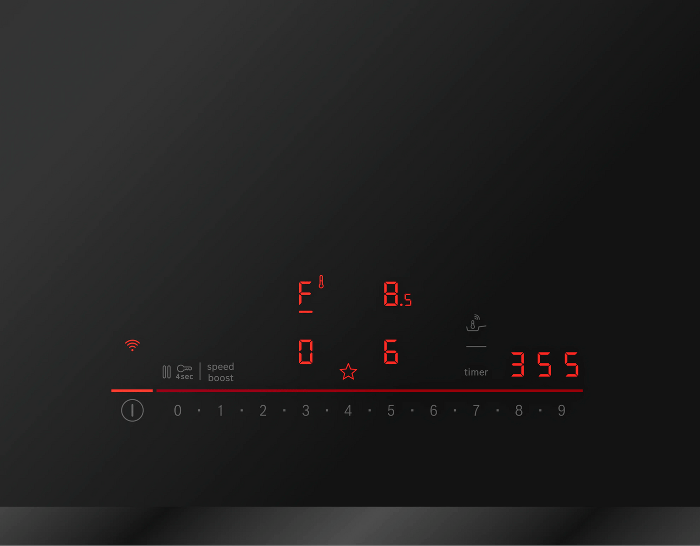 800 Series Induction Cooktop 30" Black, Without Frame