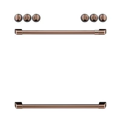 Café™ Front Control Electric Knobs and Handles - Brushed Copper
