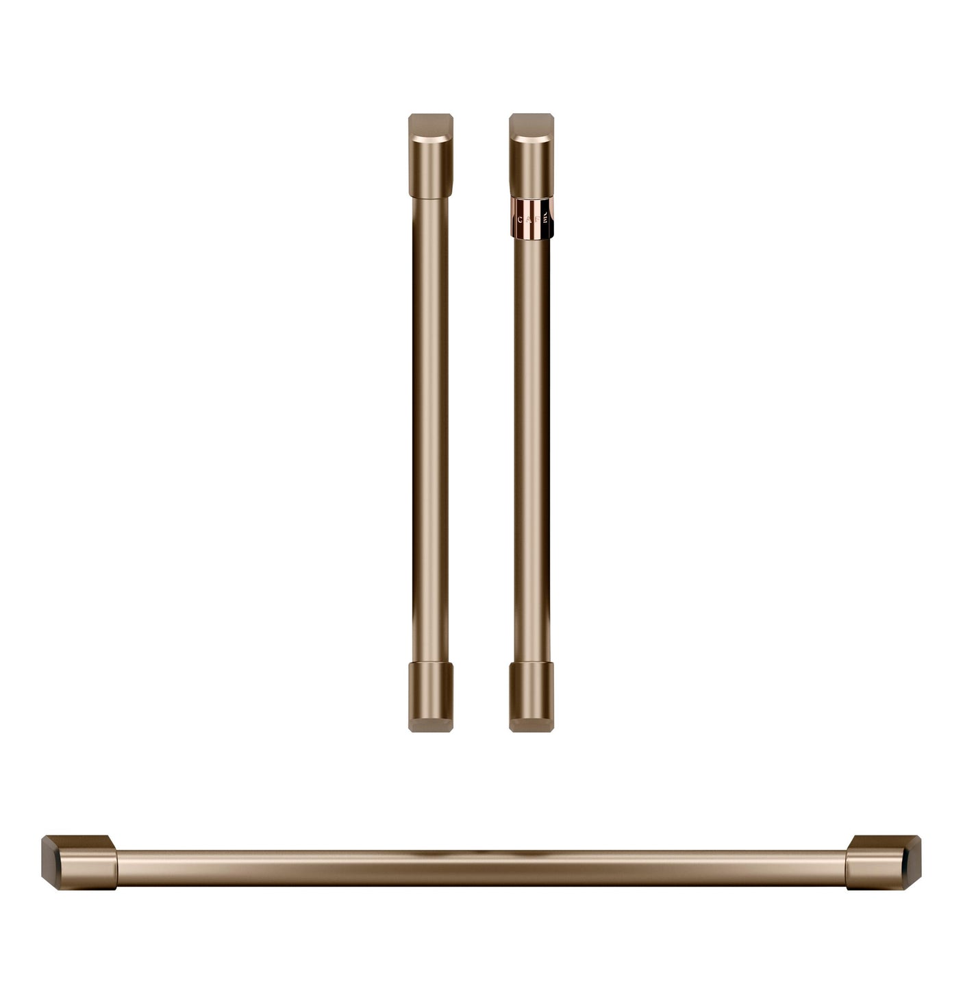 Café™ 2 French-Door Handles; 1 - 30" Handle; - Brushed Bronze