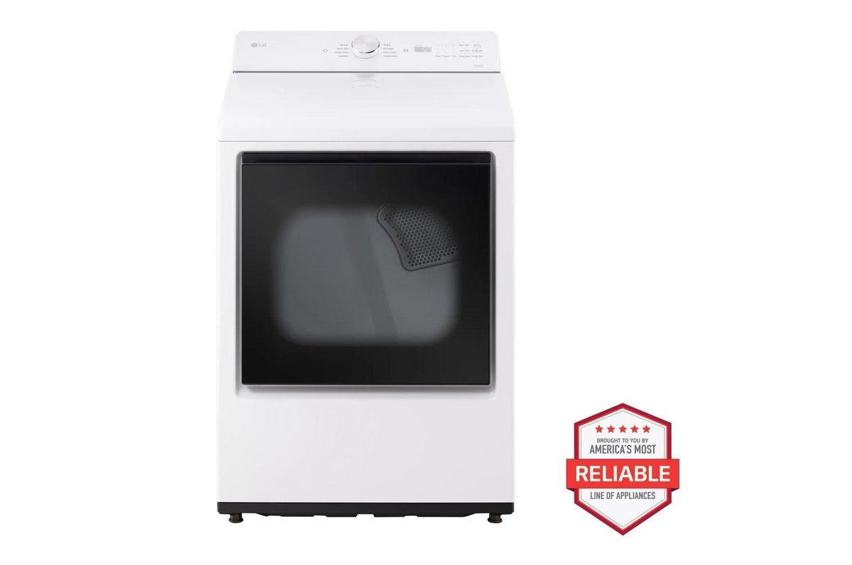 7.3 cu. ft. Ultra Large Capacity Rear Control Gas Dryer with AI Sensing and ThinQ® Smart Features