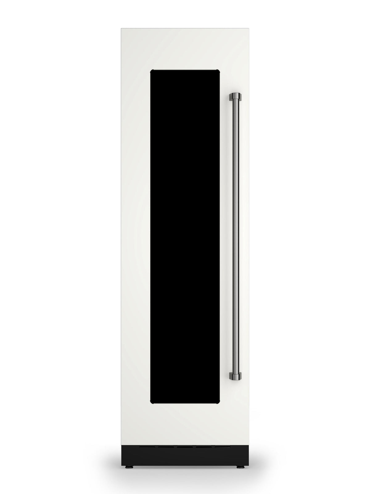 24"W. Integrated Wine Cellar Door Panel - Pure White Left Hinge
