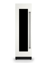 24"W. Integrated Wine Cellar Door Panel - Pure White Left Hinge