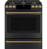 Café™ 30" Smart Slide-In, Front-Control, Gas Range with Convection Oven