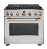 Café™ 36" Dual-Fuel Commercial-Style Range with 6 Burners (Natural Gas)