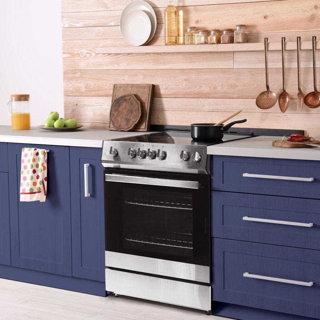 Danby 30 Slide in Smooth Top Electric Range with Knob Controls in Stainless Steel