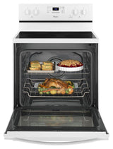 6.4 Cu. Ft. Freestanding Electric Range with AquaLift® Self-Cleaning Technology