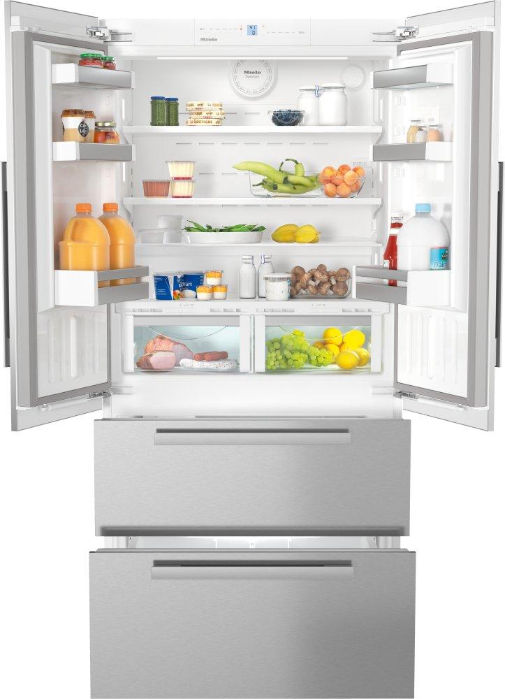 KFNF 9955 iDE - FrenchDoor Bottom-mount Units maximum convenience thanks to generous large capacity and ice maker.