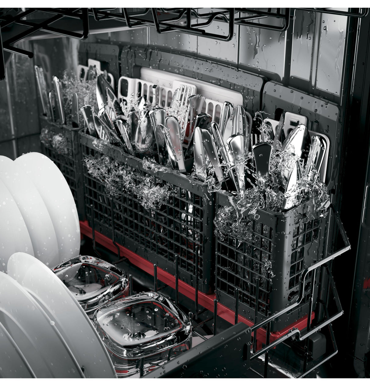 GE Profile™ Stainless Steel Interior Dishwasher with Hidden Controls
