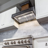 ZLINE 48 in. Remote Blower Wall Mount Range Hood in Wood (321AR-RD-48)