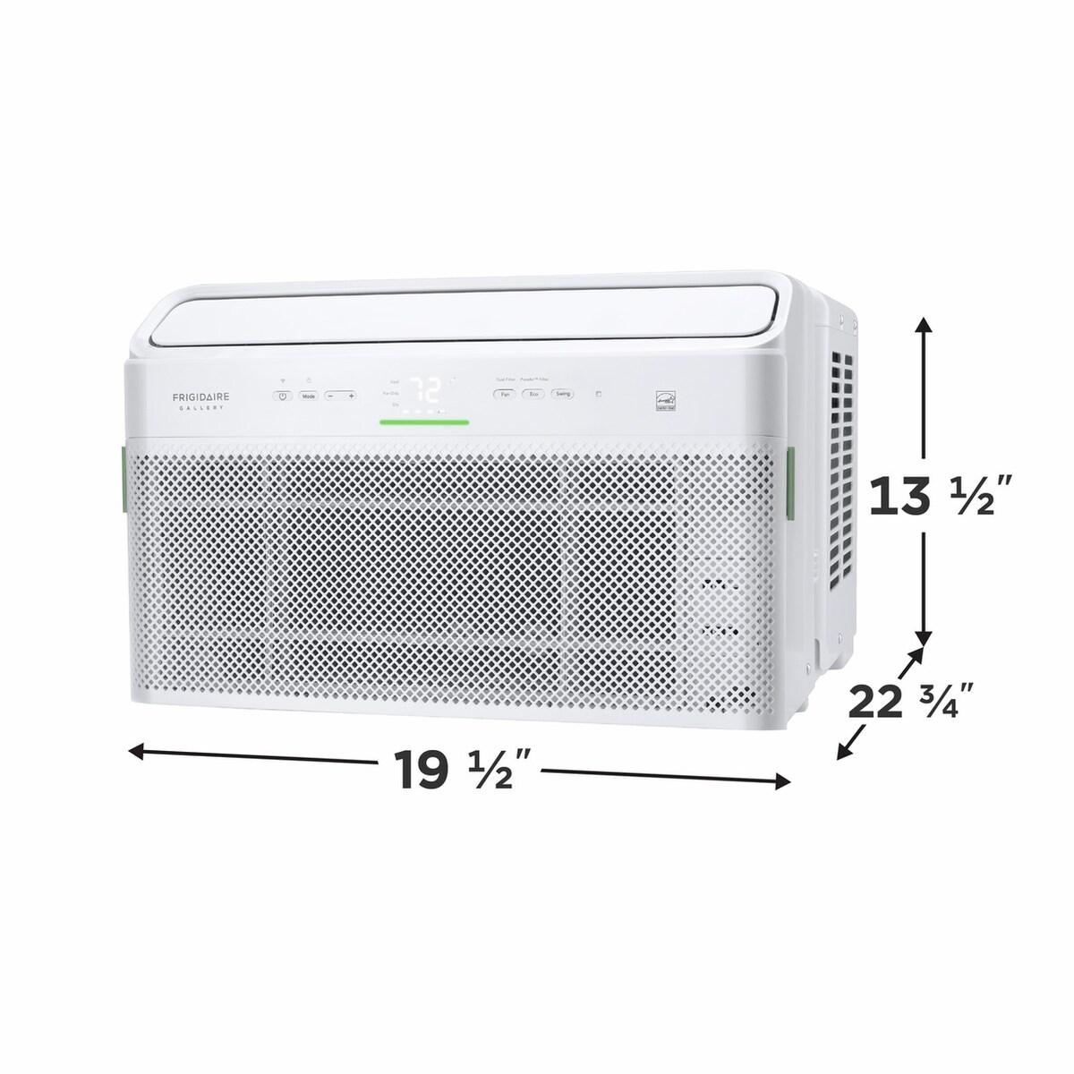 12,000 BTU U-Shape Window Room Air Conditioner with Inverter and Wi-Fi (Energy Star)