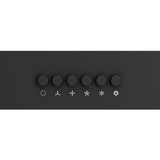 Forno Bari Espresso 30-Inch Under Cabinet Range Hood, Black, 600 CFM, LED Lighting, Dishwasher-Safe Baffle Filters, 3-Speed Fan Control