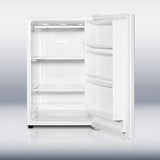 Slim counter height household all-freezer with 5 cu.ft. capacity; replaces FS56