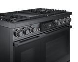 48" Pro Dual-Fuel Steam Range, Graphite Stainless Steel, Natural Gas & Liquid Propane