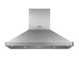 42" Chimney Island Hood, Silver Stainless Steel
