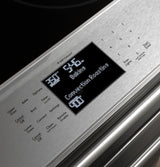 Café™ 30" Smart Slide-In, Front-Control, Radiant and Convection Range in Platinum Glass