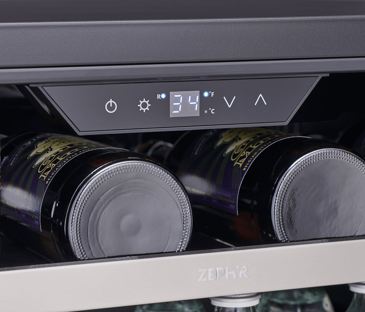 Presrv Bev Cooler, 15in UC, SS+Gls, Rvs Door, 1Z