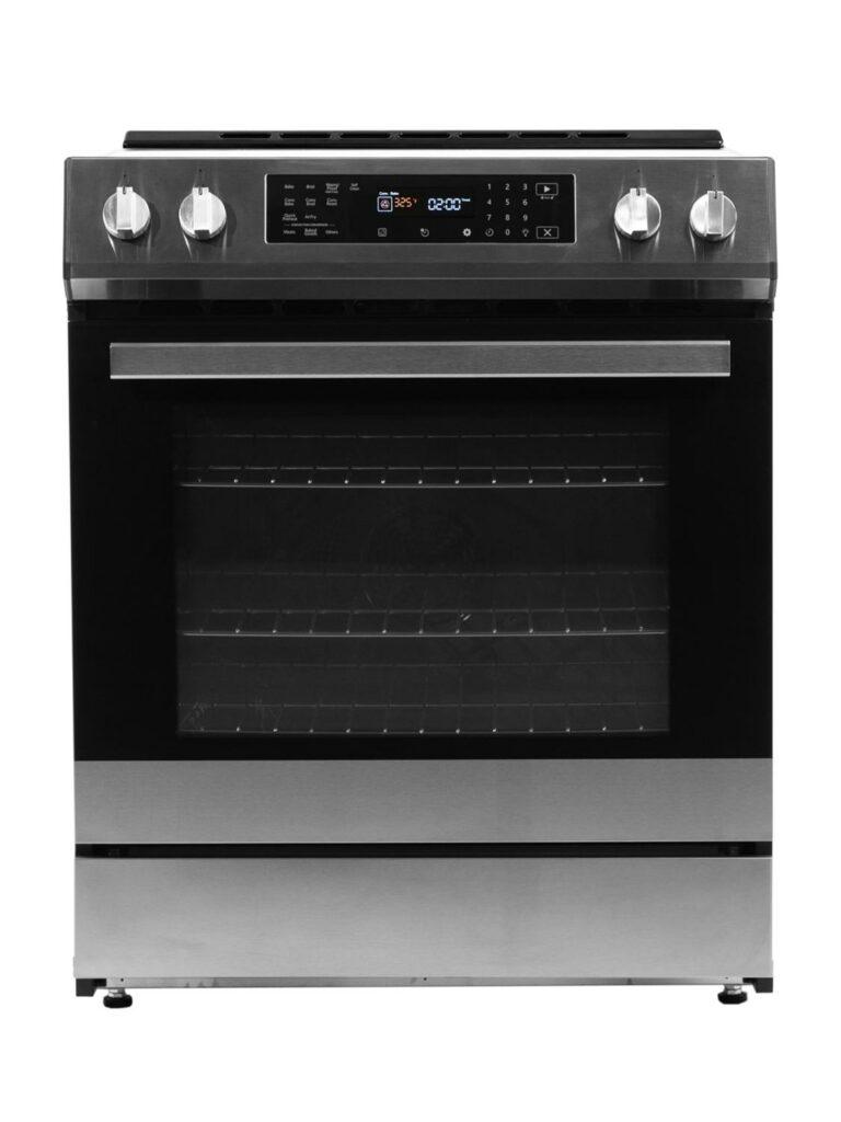 Danby 30 Slide in Induction Range with LED Touch Control in Stainless Steel