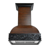 ZLINE 30" Designer Series Wooden Wall Range Hood with Crown Molding (393AH-30)