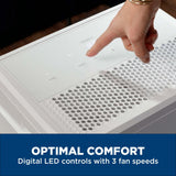 GE® 35 Pint Portable Dehumidifier with Smart Dry for Very Damp Spaces
