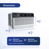 Friedrich Chill Premier 10,000 BTU 115V Smart Window Air Conditioner - Cool Only