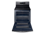 5.9 cu ft. Smart Freestanding Electric Range with Flex Duo™ & Dual Door in Black Stainless Steel