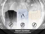 7.4 cu. ft. Smart Gas Dryer with Steam Sanitize+ in Brushed Black