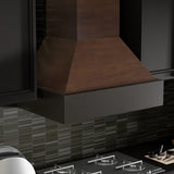 ZLINE 30 in. Wooden Wall Mount Range Hood in Antigua and Hamilton - Includes Remote Motor